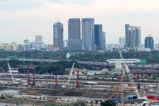 construction site in bangkok