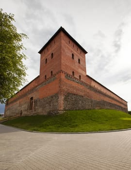 one of Lidsky's walls photographed by a close up fortress Belarus