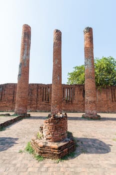 Ruins Buddhist temple