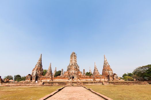 Wat Chaiwatthanaram in Ayutthaya, Thailand