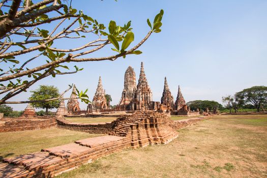 Wat-chaiwatthanaram in ayutthaya of thailand