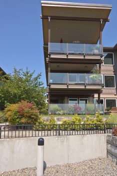 Waterfront modern residential condominiums Vancouver WA.