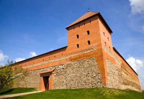 an ancient fortress located in goode Lida, Belarus