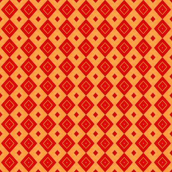 Seamless red color cloth pattern