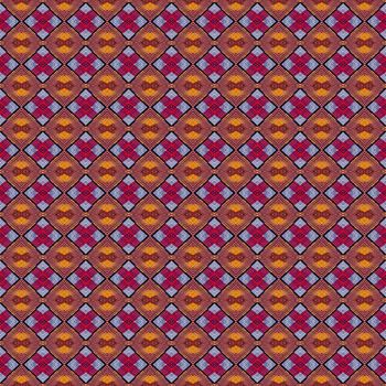 Seamless multicolor cloth pattern