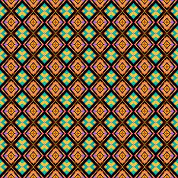 Seamless multicolor cloth pattern