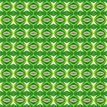 Seamless green color pattern background