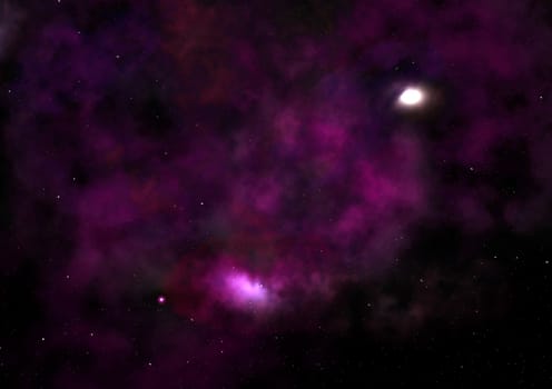 Small part of an infinite star field of space in the Universe. "Elements of this image furnished by NASA".