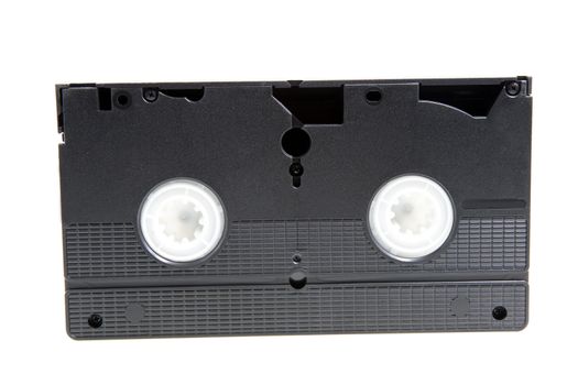 old black video tape for viewing video. isolated
