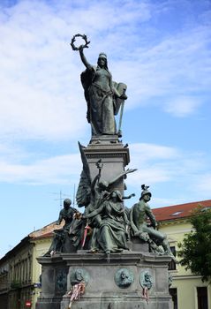 Arad city Romania The Monument of Liberty hungarian landmark