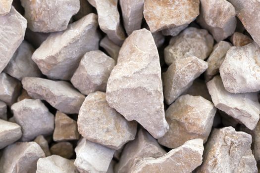   the small stones put together. small depth of sharpness