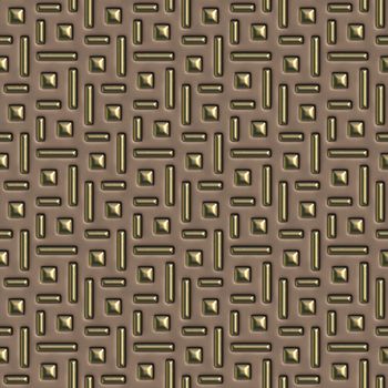 brown and gold seamless tileable decorative background pattern