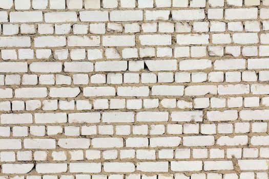 photographed close up part of the building of stone bricks
