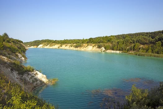 artificial lake on the territory of Belarus