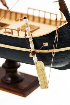 part of a ship - photographed by a close up