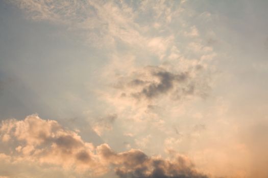 photographed sky with clouds