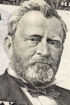 paper us dollars, photographed in close-up