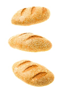 white bread, photographed from different sides