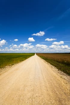  rural road in the summer time year