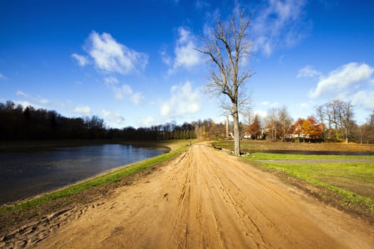 the rural road - Belarus, village of Svyatsk