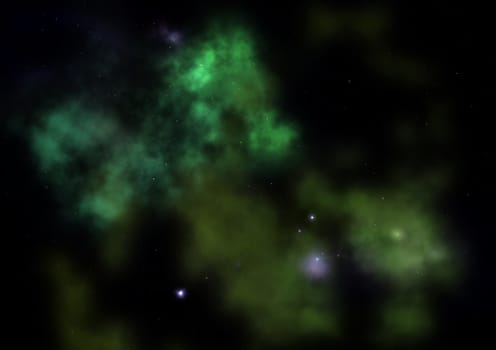 Star field in space a nebulae and a gas congestion. "Elements of this image furnished by NASA".