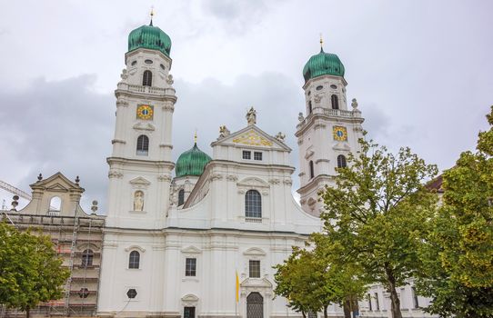 The historic dome "Sankt Stephan" of Passau in Bavaria