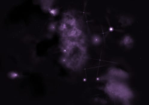 Small part of an infinite star field of space in the Universe. "Elements of this image furnished by NASA".