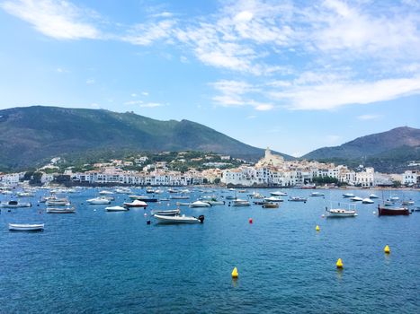 Beautiful fishing village of Cadaques in Catalonia, Spain.