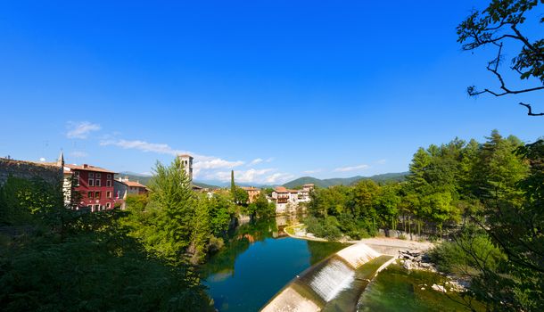 Natisone River, in the medieval town of Cividale del Friuli, Udine, Friuli Venezia Giulia, Italy