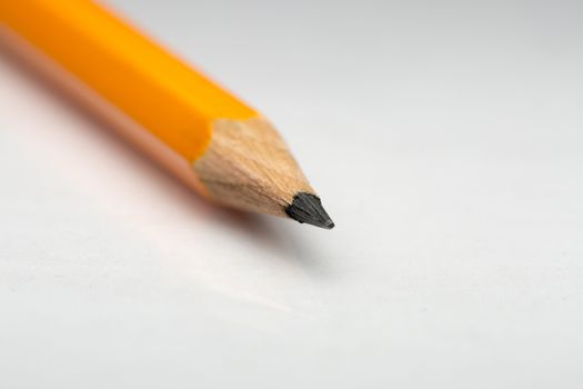 Orange Pencil Close Up