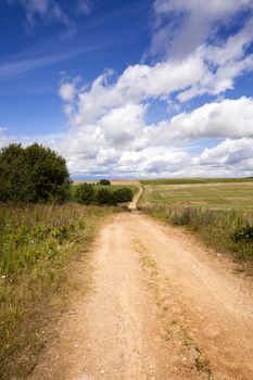  rural road in the summer time year