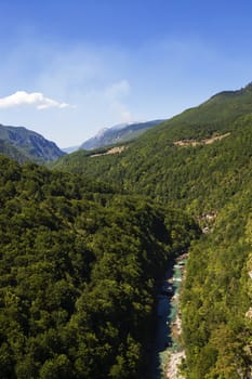   the mountains located in the territory of Montenegro  