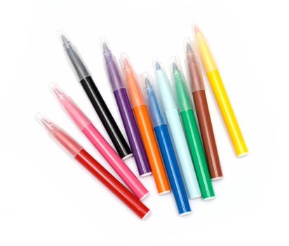 Colorful markers pens Multicolored Felt Pens draw line