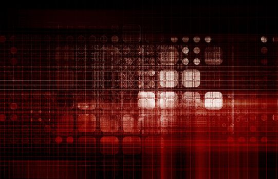 Business Technology Concept on Worldwide Report View