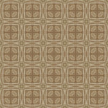 Seamless vintage delicate colored wallpaper. Geometric and floral pattern on paper texture in grunge style.