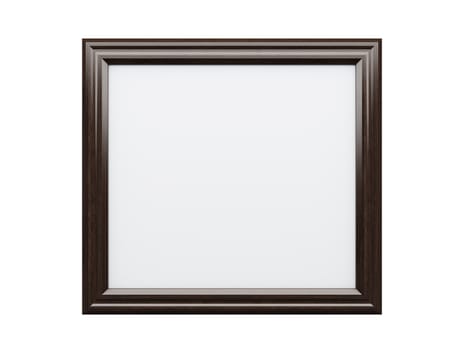 Realistic picture frame isolated on white background, Perfect for your presentations.