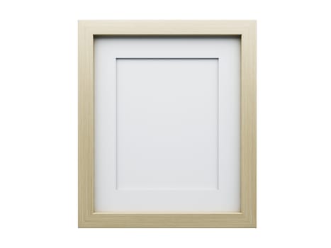 Realistic picture frame isolated on white background, Perfect for your presentations.