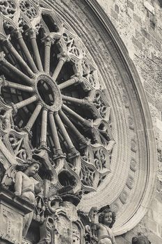 Detail of the rosette of the Cathedral of Otranto