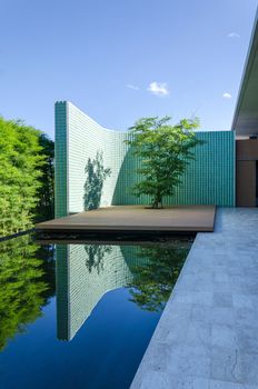Chinese Modern Reflection Pool