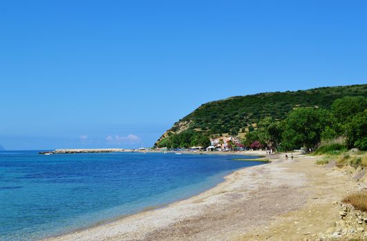 A peaceful coastal image from Katelios on the beautiful Greek Island of Kefalonia.