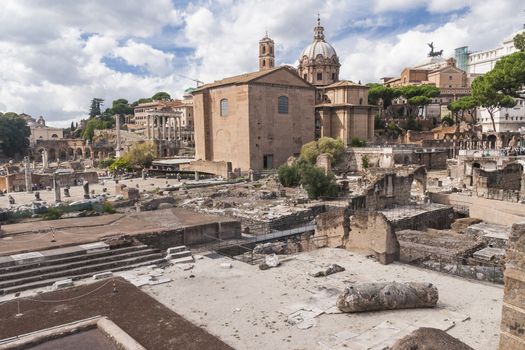 Roman ruins in Rome, Forum

