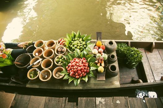 Floating market, Thailand 