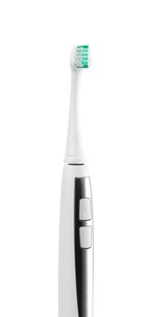 Electric toothbrush isolated on white background