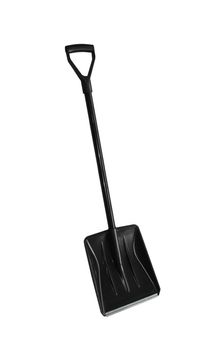 Black Snow Shovel isolated on white