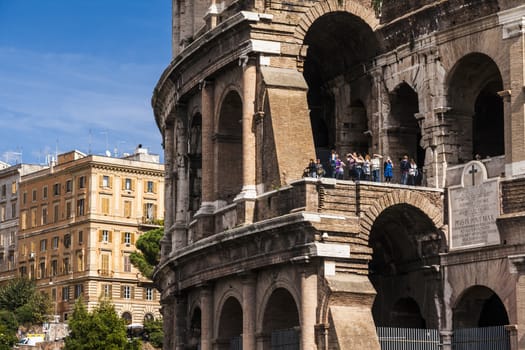 Colosseum or Coliseum in Rome

