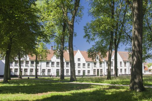 Beguinage (monastery) in Bruges, Belgium