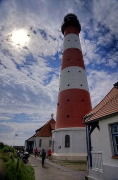 Lighthouse Westerheversand in Westerhever, Germany