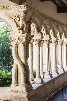 Cathedral Cloister in Aix-en-Provence, southern France

