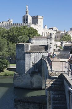 Avignon pope's palace/ famous christian landmark

