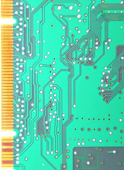 Abstract background with old computer circuit board